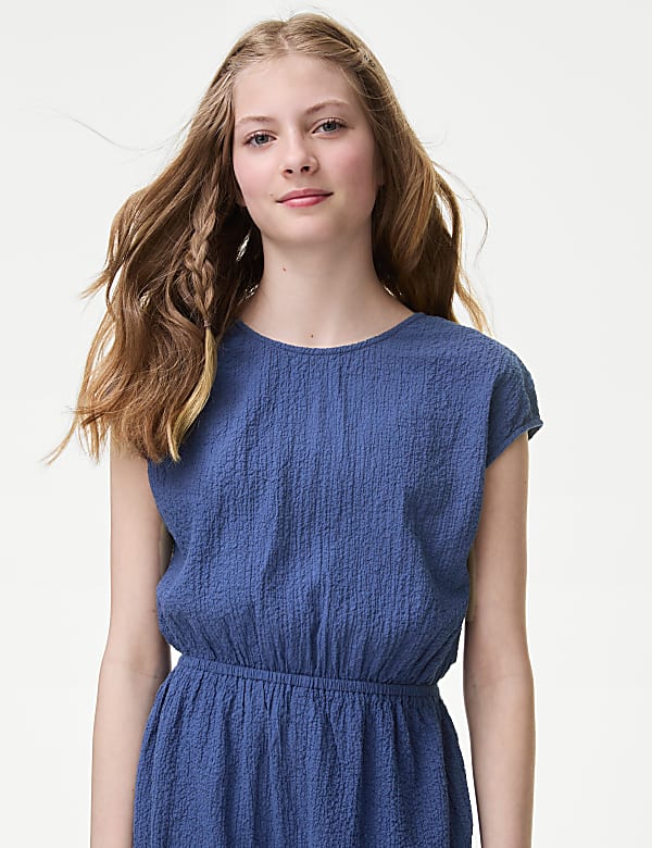 Cotton Rich Striped Jumpsuit (6-16 Yrs)