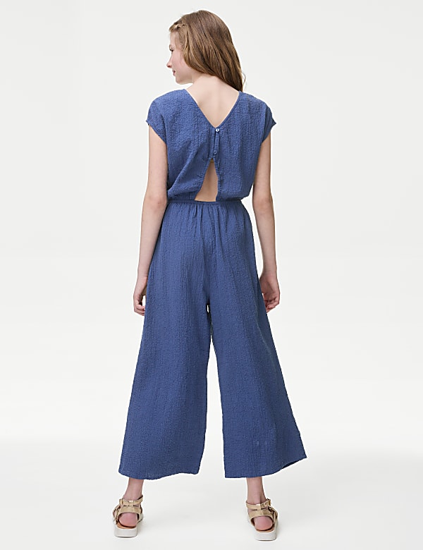 Cotton Rich Striped Jumpsuit (6-16 Yrs)