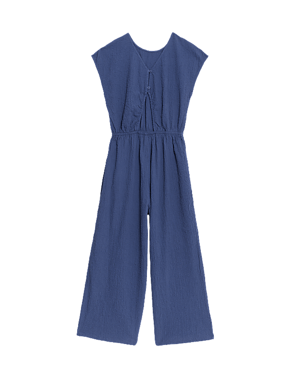 Cotton Rich Striped Jumpsuit (6-16 Yrs)