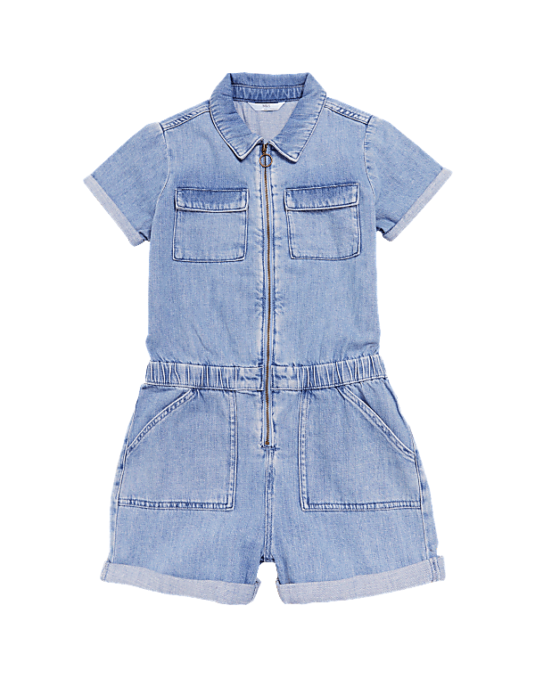 Denim Playsuit (6-16 Yrs)