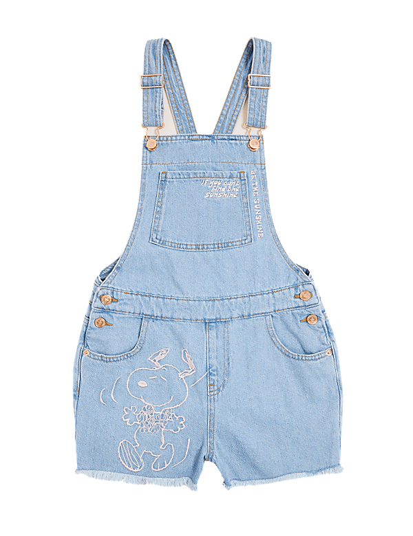 Denim Snoopy&trade; Dungarees (6 -16 Yrs)