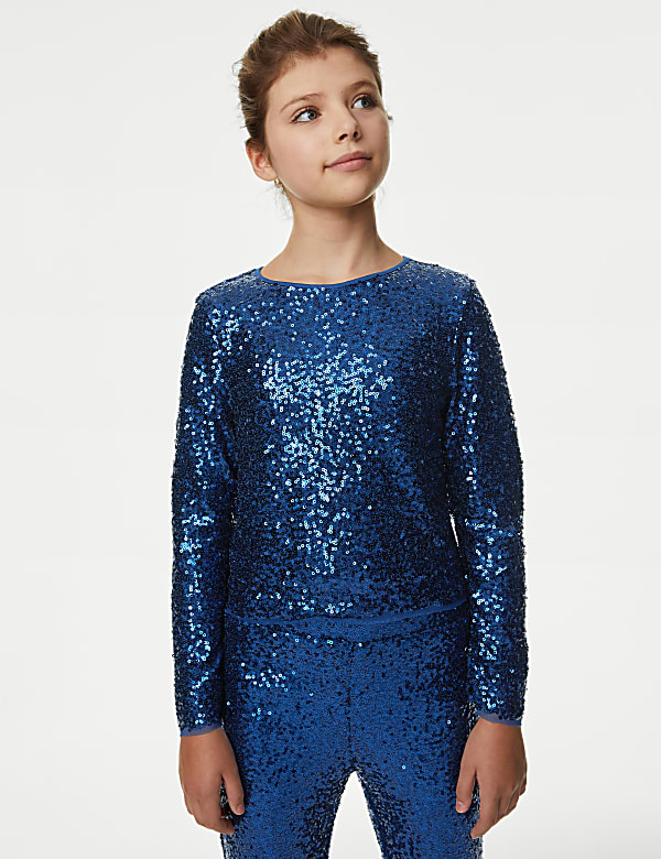 2pc Sequin Top & Bottom Outfit (6-16 Yrs)