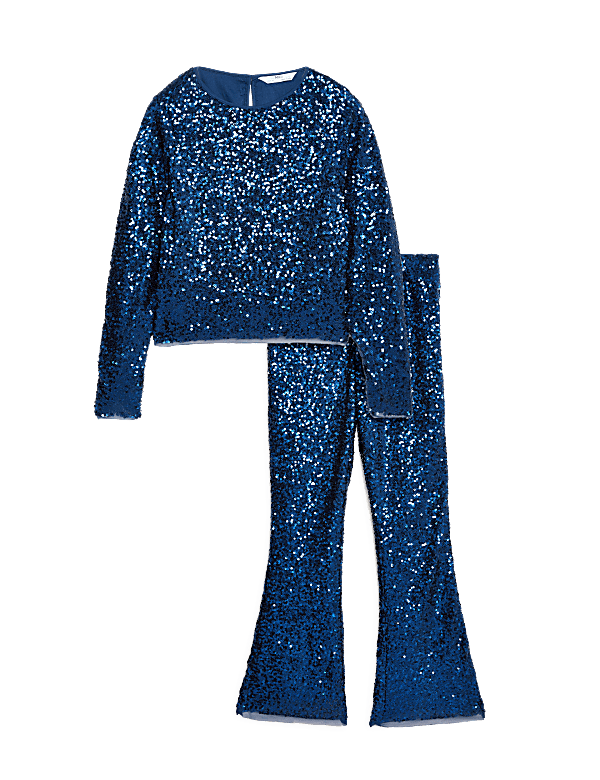 2pc Sequin Top & Bottom Outfit (6-16 Yrs)