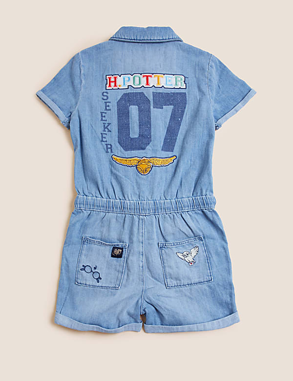 Harry Potter&trade; Cotton Rich Denim Boilersuit (2-16 Yrs)