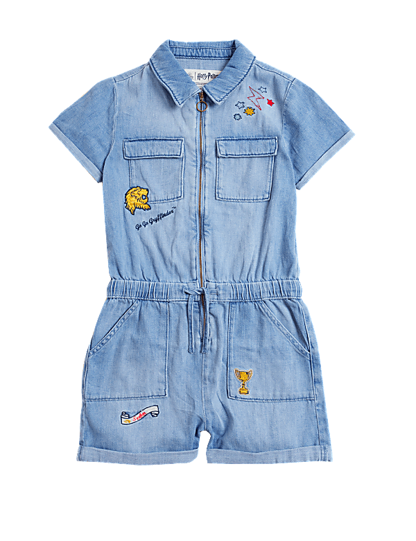 Harry Potter&trade; Cotton Rich Denim Boilersuit (2-16 Yrs)