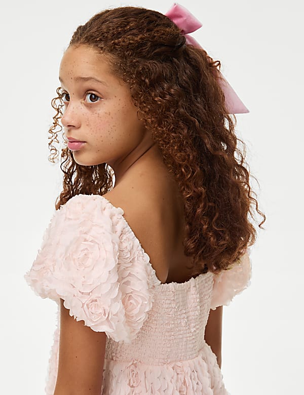 Marks Spencer Wicked Floral Dress 6 16 Yrs Pink 10 11