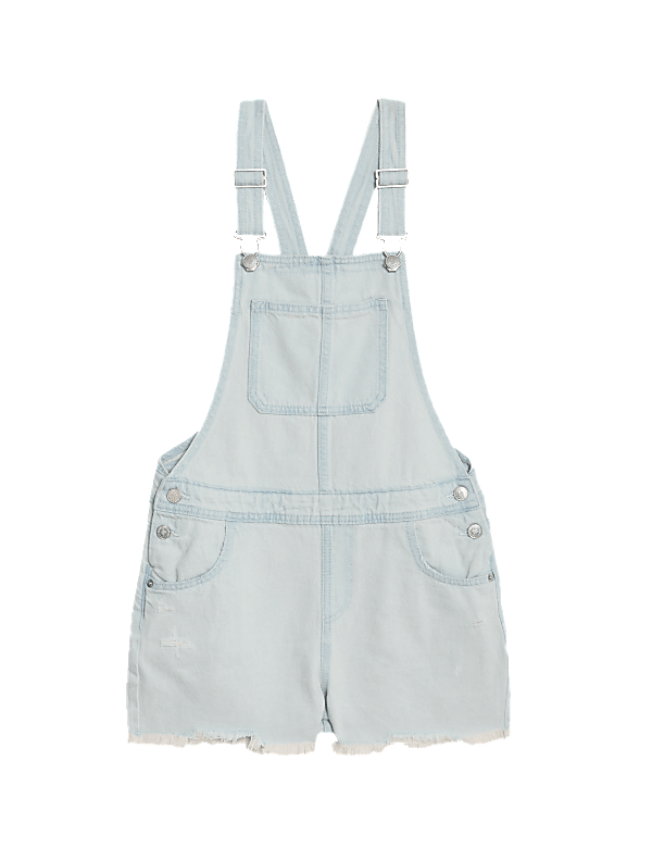 Denim Tie Dye Dungarees (6-16 Yrs)