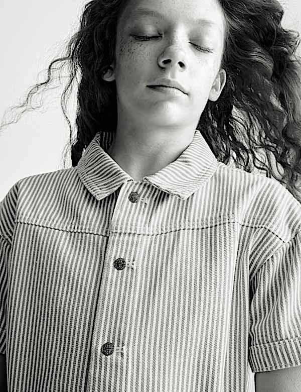 Pure Cotton Denim Playsuit (2-16 Yrs)