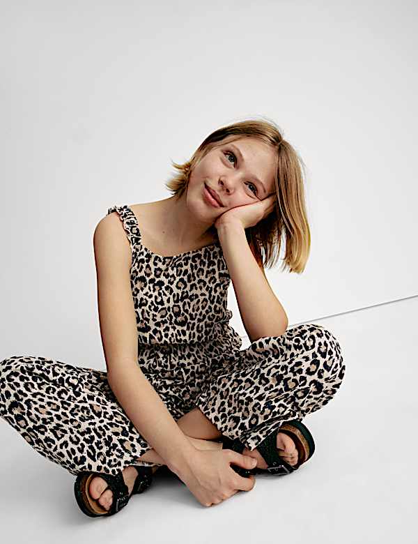 Leopard Print Jumpsuit (6-16 Yrs) - CA