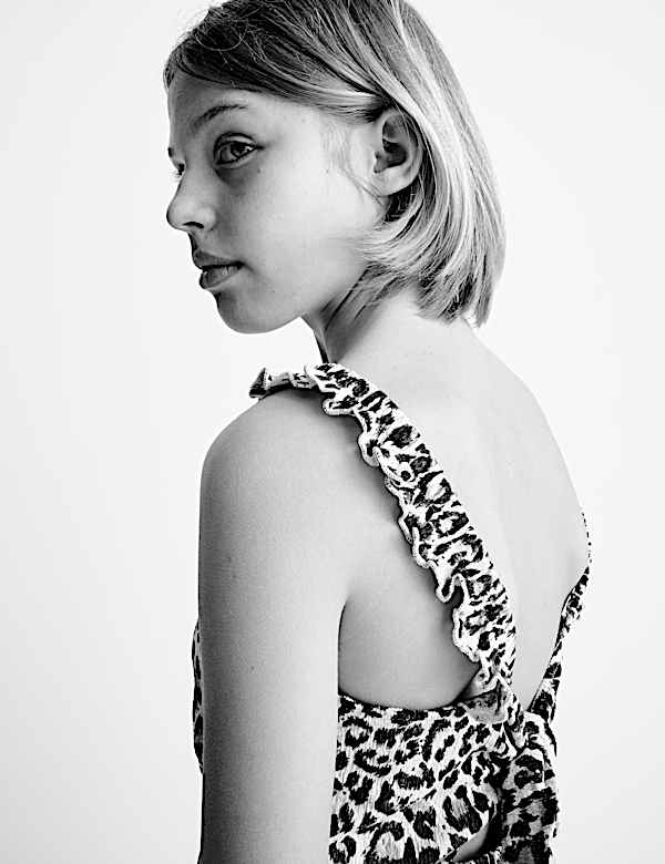 Leopard Print Jumpsuit (6-16 Yrs) - LU