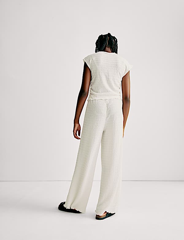 2pc Textured Top and Trousers Outfit (6-16 Yrs)