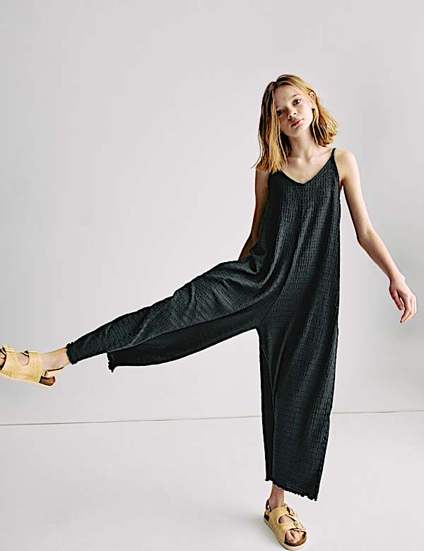 Crinkle Jumpsuit (6-16 Yrs)