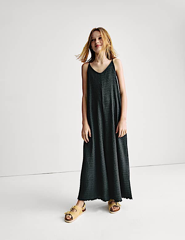 Crinkle Jumpsuit (6-16 Yrs)