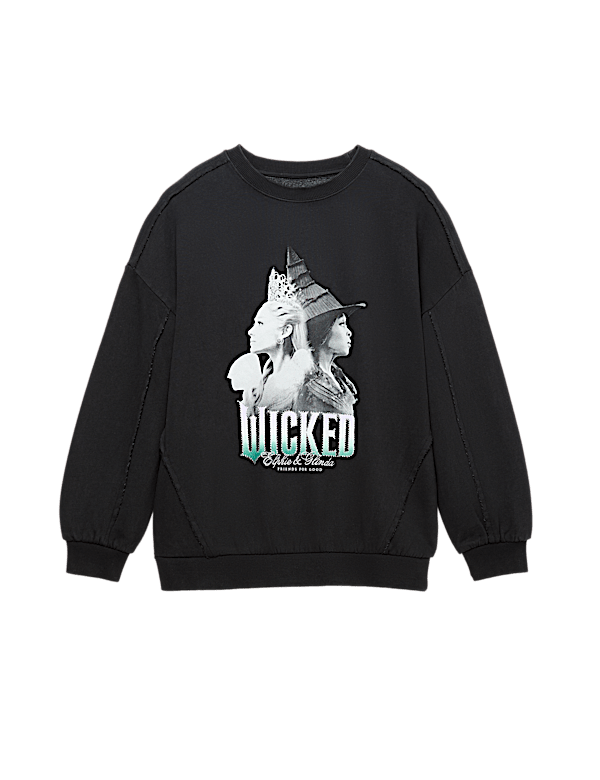 Cotton Rich Wicked&trade; Graphic Sweatshirt (6-16 Yrs)
