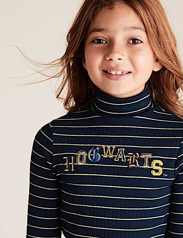 Harry Potter™ Hogwarts Roll Neck Top (6-16 Yrs)