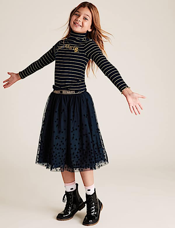 Harry Potter™ Hogwarts Roll Neck Top (6-16 Yrs)