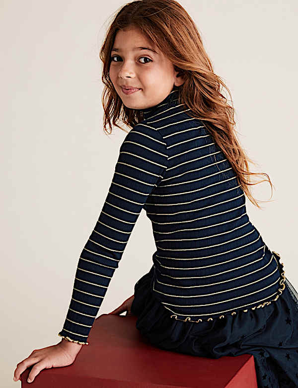 Harry Potter™ Hogwarts Roll Neck Top (6-16 Yrs)