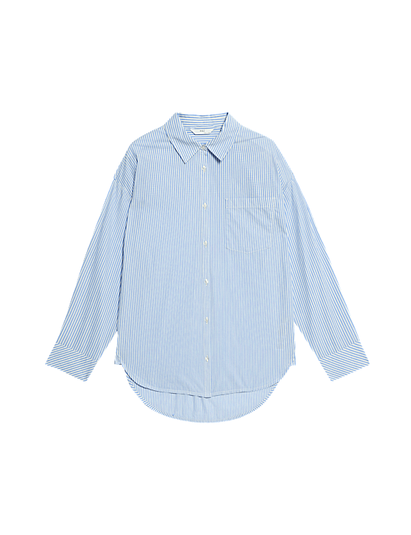 Pure Cotton Striped Shirt (6-16 Yrs)