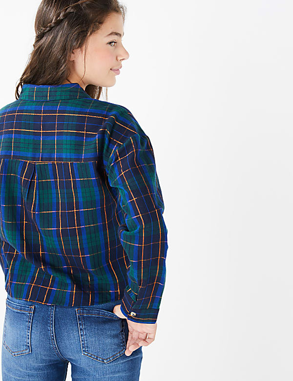 Check Tie Shirt (3-16 Years)