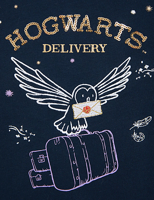Harry Potter™ Pure Cotton Sequin Top (2-16 Yrs)