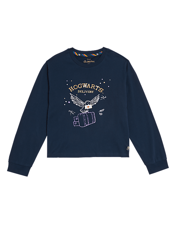 Harry Potter™ Pure Cotton Sequin Top (2-16 Yrs)