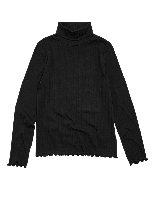 Cotton Roll Neck Top (6-16 Yrs)