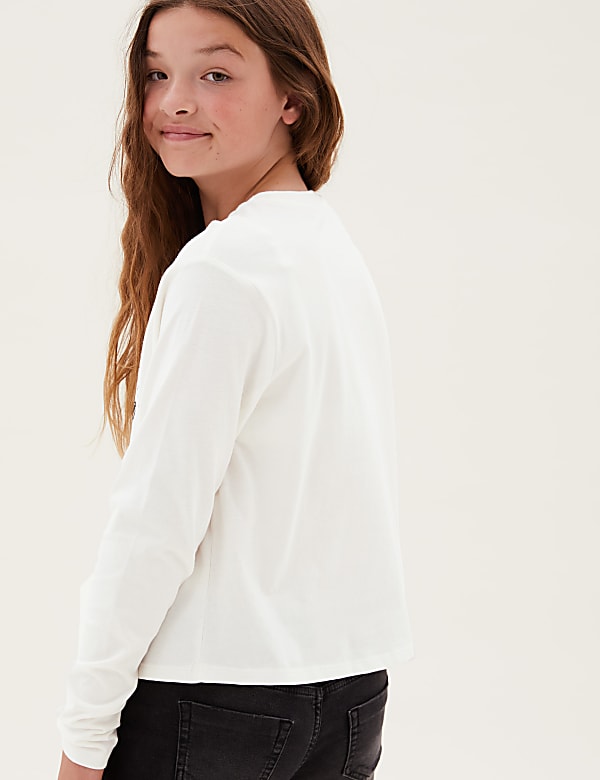 Pure Cotton Gem Slogan Top (6-16 Yrs)
