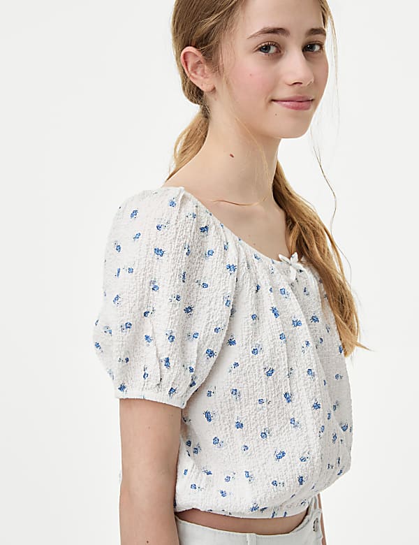 Cotton Rich Patterned Top (6-16 Yrs)