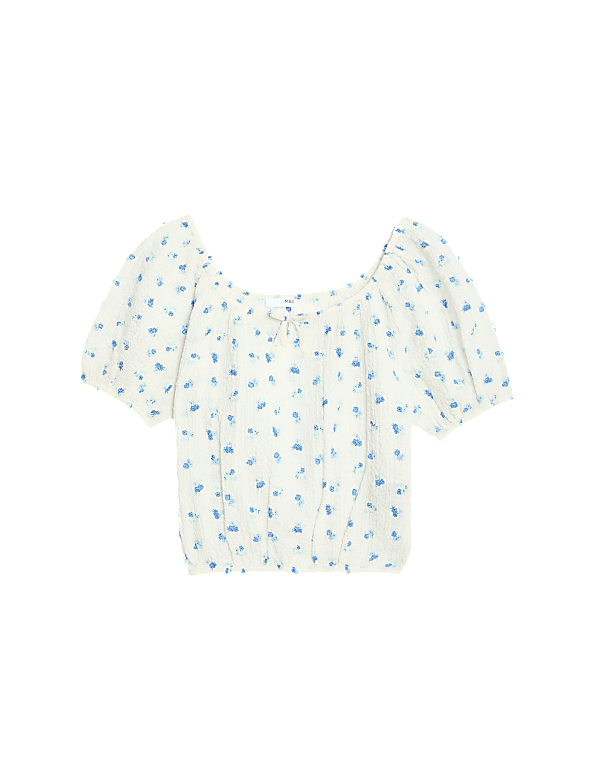 Cotton Rich Patterned Top (6-16 Yrs)