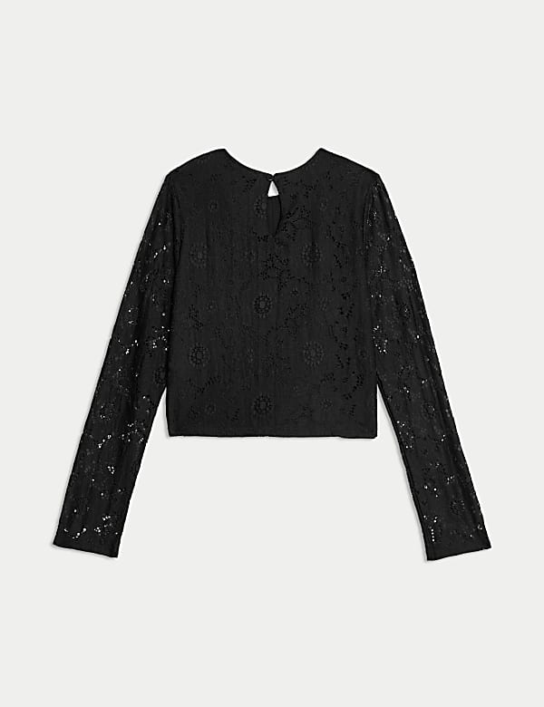 Twist Front Lace Top (6-16 Yrs)