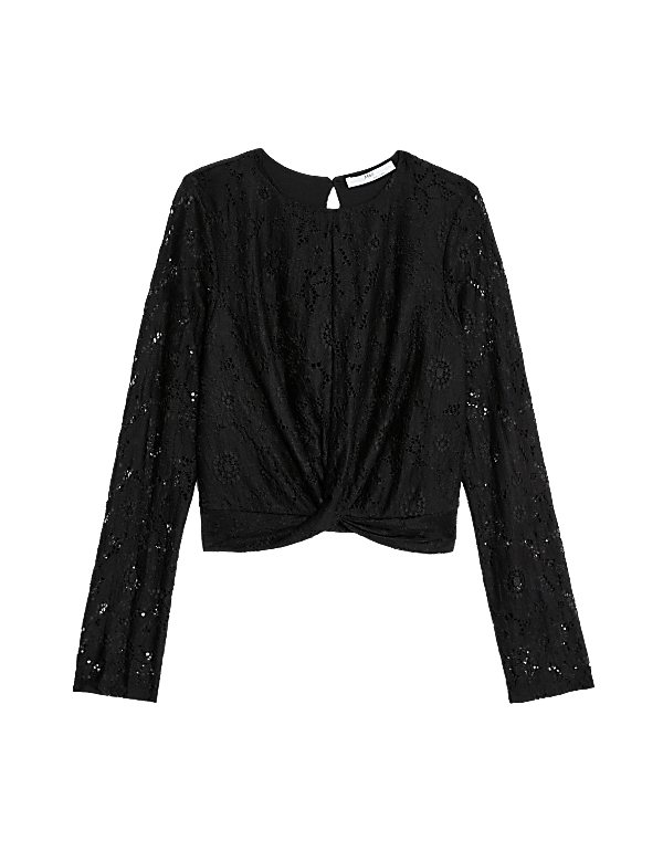 Twist Front Lace Top (6-16 Yrs)