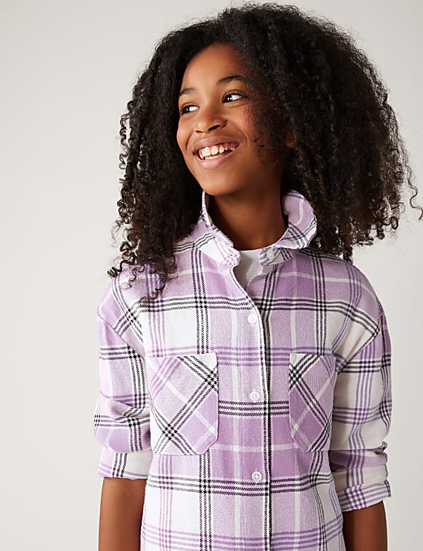 Pure Cotton Checked Shirt