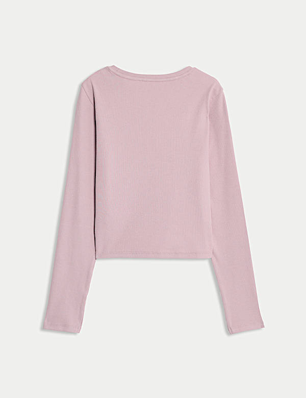 Cotton Rich Ribbed Plain Top (6-16 Yrs)