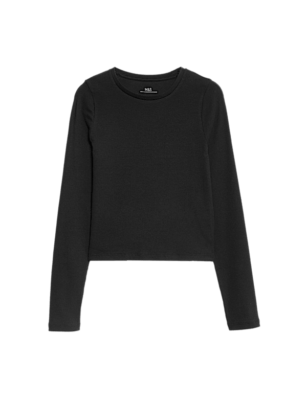 Cotton Rich Ribbed Plain Top (6-16 Yrs)