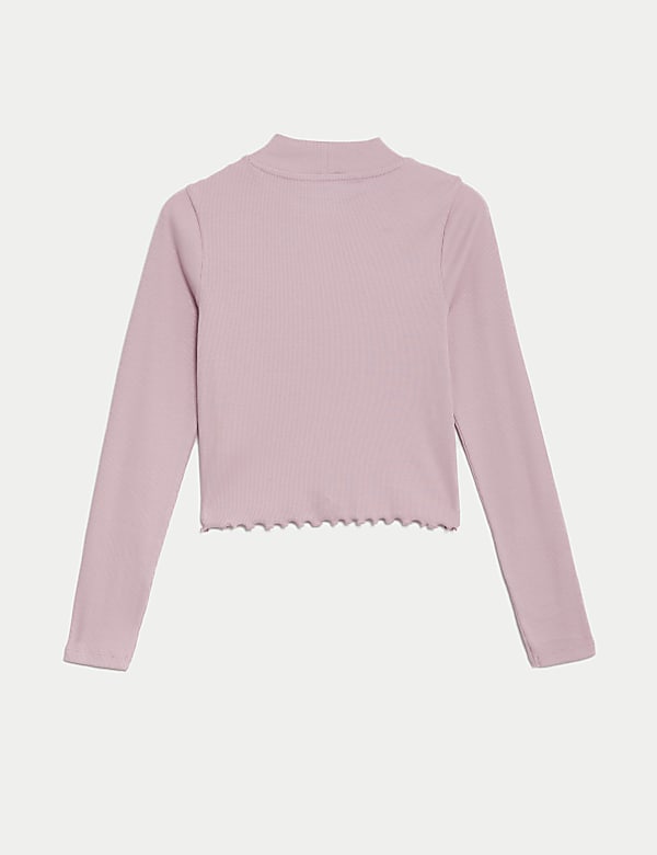 Cotton Rich Ribbed Top (6-16 Yrs)