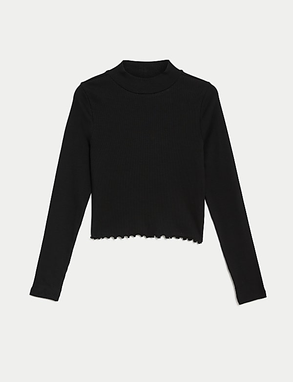 Cotton Rich Ribbed Top (6-16 Yrs) - CH