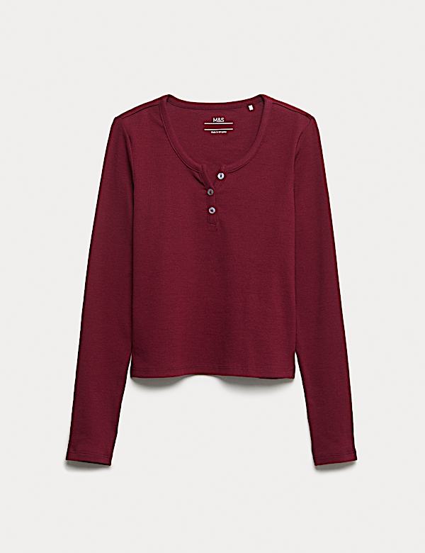 Cotton Rich Henley Top (6-16 Yrs) - CN