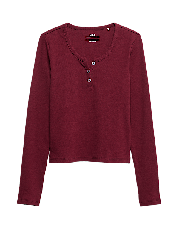 Cotton Rich Henley Top (6-16 Yrs)