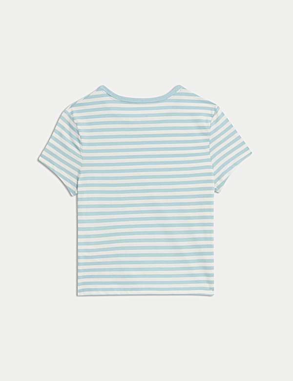 Pure Cotton Striped T-Shirt (6-16 Yrs)