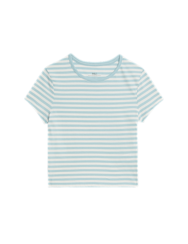 Pure Cotton Striped T-Shirt (6-16 Yrs)
