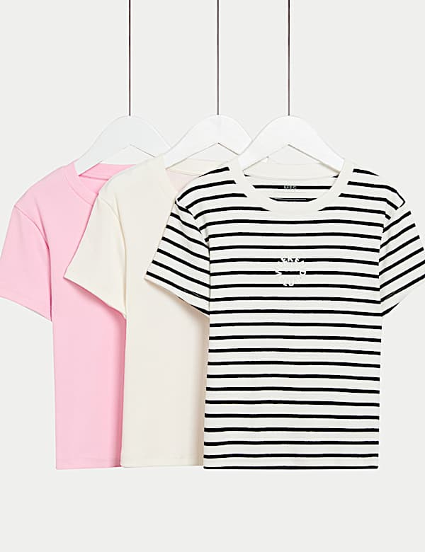 Lot De 2 T-shirts H&M Femme Taille S, Rose Et Jaune - Occasion En Très Bon état, Matière Polyester