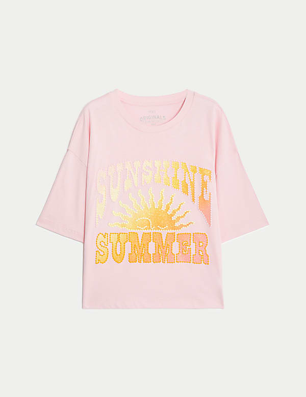 Pure Cotton Graphic T-Shirt (6-16 Yrs)