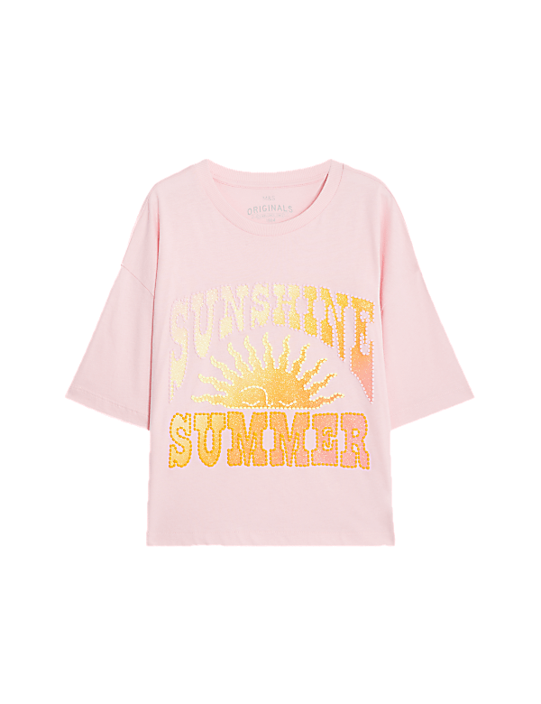 Pure Cotton Graphic T-Shirt (6-16 Yrs)
