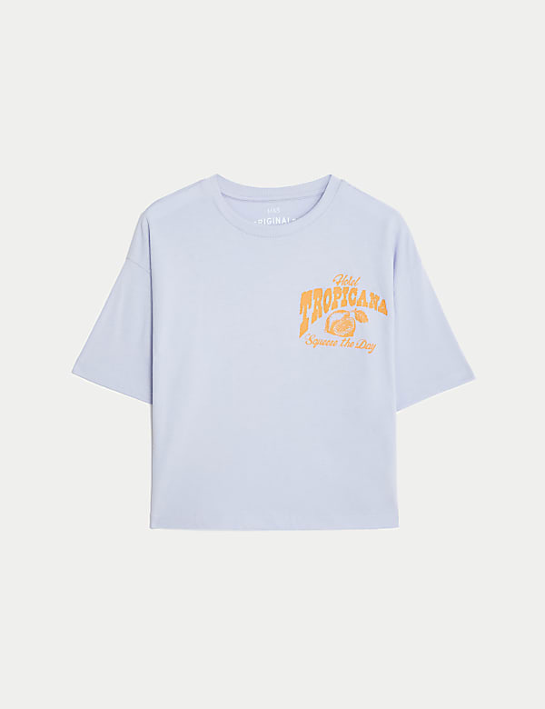 Pure Cotton Graphic T-Shirt (6-16 Yrs)