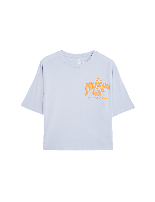 Pure Cotton Graphic T-Shirt (6-16 Yrs)