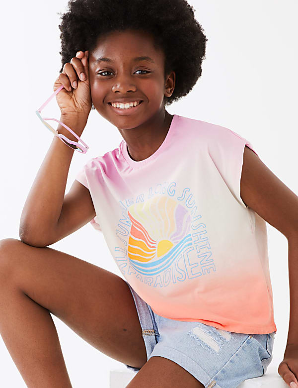 Pure Cotton Tie Dye T-Shirt (6-16 Yrs)