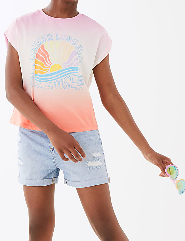 Pure Cotton Tie Dye T-Shirt (6-16 Yrs)