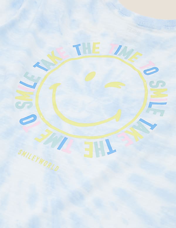 SmileyWorld&reg; Cotton Rich Tie Dye T-Shirt (6-16 Yrs)