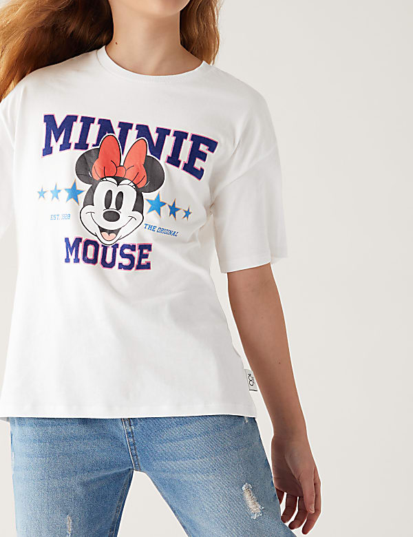 Pure Cotton Minnie™ Slogan T-Shirt