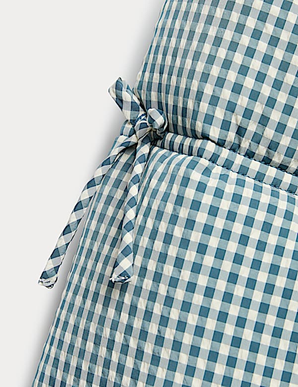 Stormwear&trade; Gingham Puffer Jacket (6-16 Yrs)